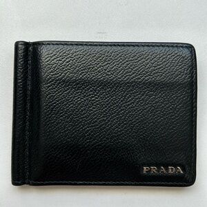 Prada Leather Card Holder/ Wallet - Used
